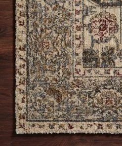RUGS Loloi Jasmine Power Loomed Dove / Denim Rug