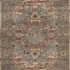 RUGS Loloi Jasmine Power Loomed Slate / Brick Rug