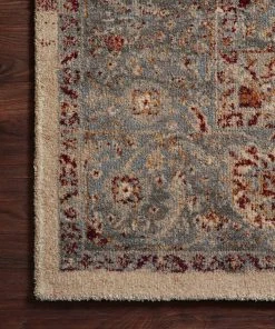 RUGS Loloi Jasmine Power Loomed Slate / Brick Rug