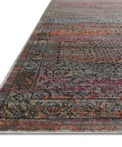 Loloi Javari Power Loomed Charcoal / Sunset Rug 12 Loloi Javari Power Loomed Charcoal / Sunset Rug