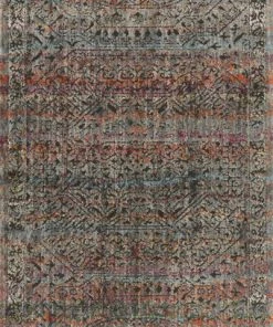 Loloi Javari Power Loomed Charcoal / Sunset Rug 13 Loloi Javari Power Loomed Charcoal / Sunset Rug