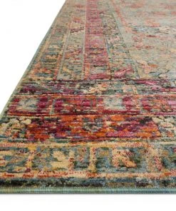 Loloi Javari Power Loomed Slate / Berry Rug