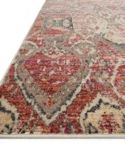 RUGS Loloi Javari Power Loomed Berry / Ivory Rug