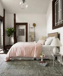 RUGS Loloi Javari Power Loomed Ivory / Sea Rug