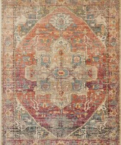 Loloi Javari Power Loomed Berry / Sunrise Rug RUGS