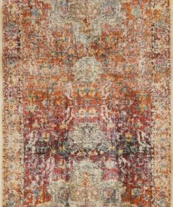 Loloi Javari Power Loomed Berry / Sunrise Rug RUGS