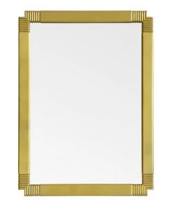 DECOR Jamie Drake For Mirror Home Cosmo Gold Leaf Mirror