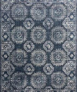 Loloi Joaquin Power Loomed Denim / Grey Rug RUGS