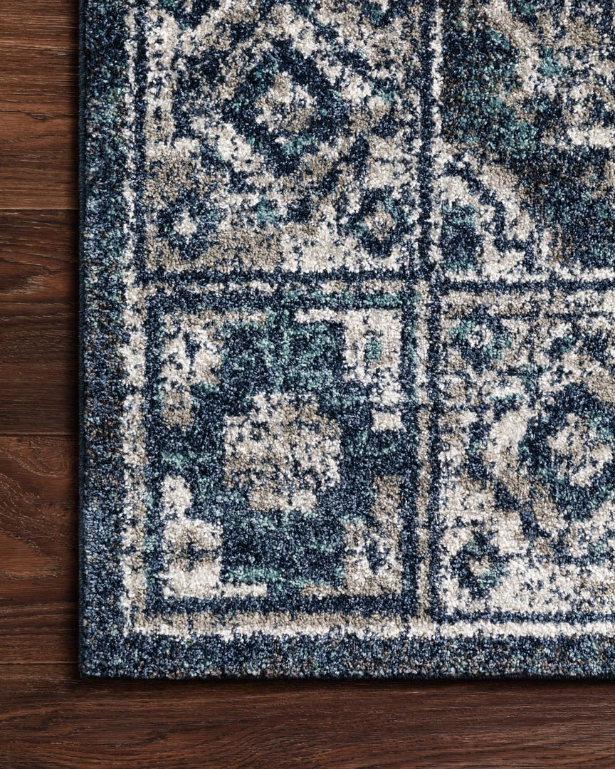 Loloi Joaquin Power Loomed Denim / Grey Rug RUGS 5 Loloi Joaquin Power Loomed Denim / Grey Rug RUGS