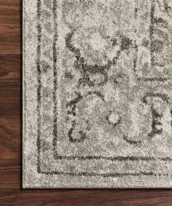 Loloi Joaquin Power Loomed Silver / Grey Rug RUGS