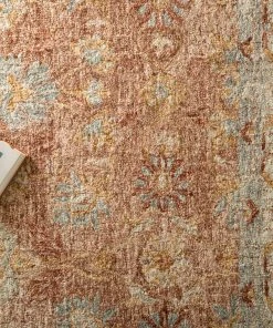 Loloi Julian Hooked Terracotta / Gold Rug RUGS