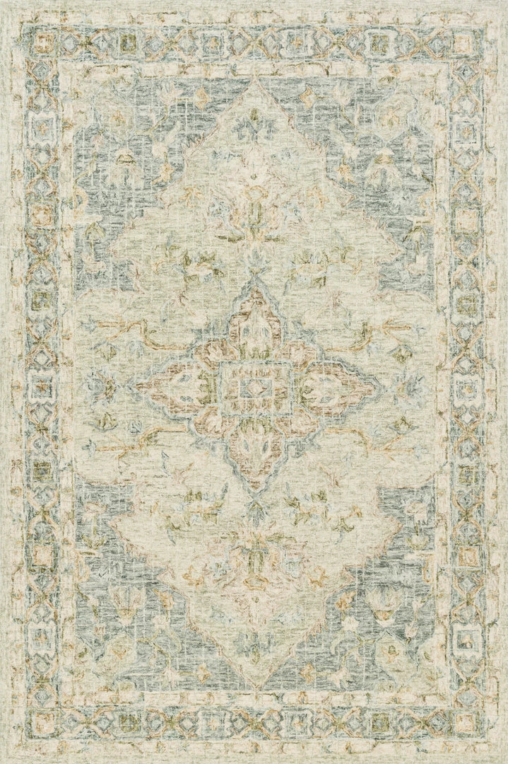 Loloi Julian Hooked Seafoam Green / Spa Rug RUGS 3 Loloi Julian Hooked Seafoam Green / Spa Rug RUGS
