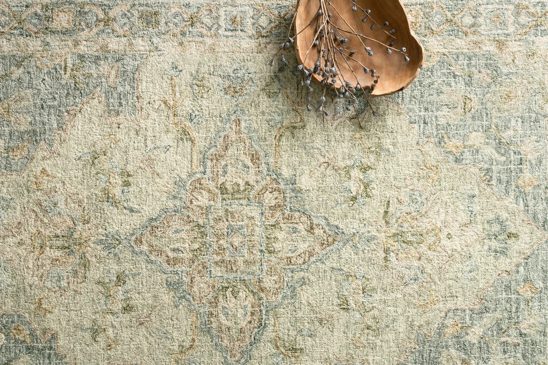 Loloi Julian Hooked Seafoam Green / Spa Rug RUGS 4 Loloi Julian Hooked Seafoam Green / Spa Rug RUGS