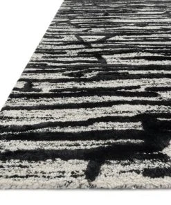 Loloi Juneau Hand Tufted Ivory / Black Rug RUGS