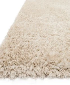 Loloi Kayla Shag Power Loomed Beige Rug Shag Rugs