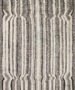 Loloi Khalid Hand Knotted Stone / Charcoal Rug RUGS