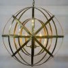 Noir Alchemy Chandelier, Antique Brass All Lighting