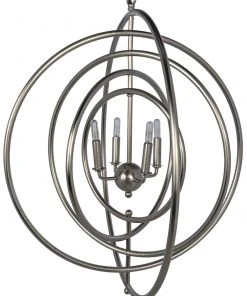 Noir Brooks Pendant, Antique Silver