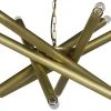 All Lighting Noir Lex Chandelier, Antique Brass