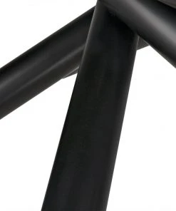 All Lighting Noir Qs Lex Chandelier, Black Metal