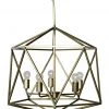 Noir Alden Pendant, Antique Brass All Lighting