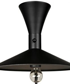 Sconces Noir Enzo Sconce, Black Steel