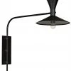 Sconces Noir Enzo Sconce, Black Steel