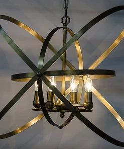 Noir Sassari Pendant, Antique Brass