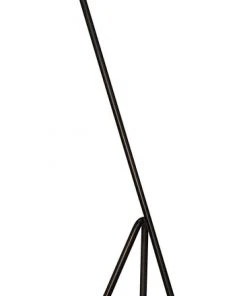 Noir Qs Asti Floor Lamp, Black Metal Floor Lamps