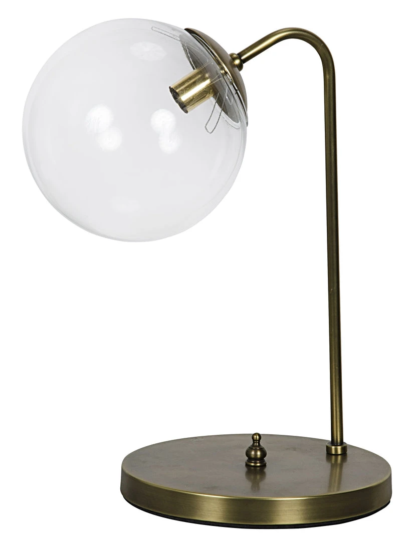 Table Lamps Noir Knick Table Lamp, Antique Brass 3 Table Lamps Noir Knick Table Lamp, Antique Brass