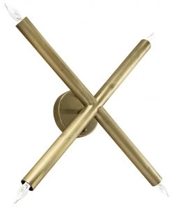 Sconces Noir Cross Sconce, Antique Brass