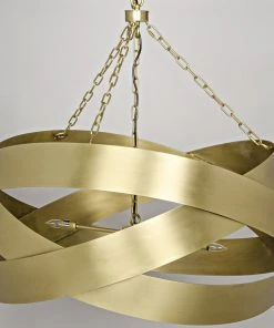 All Lighting Noir QS Orion Pendent, Antique Brass