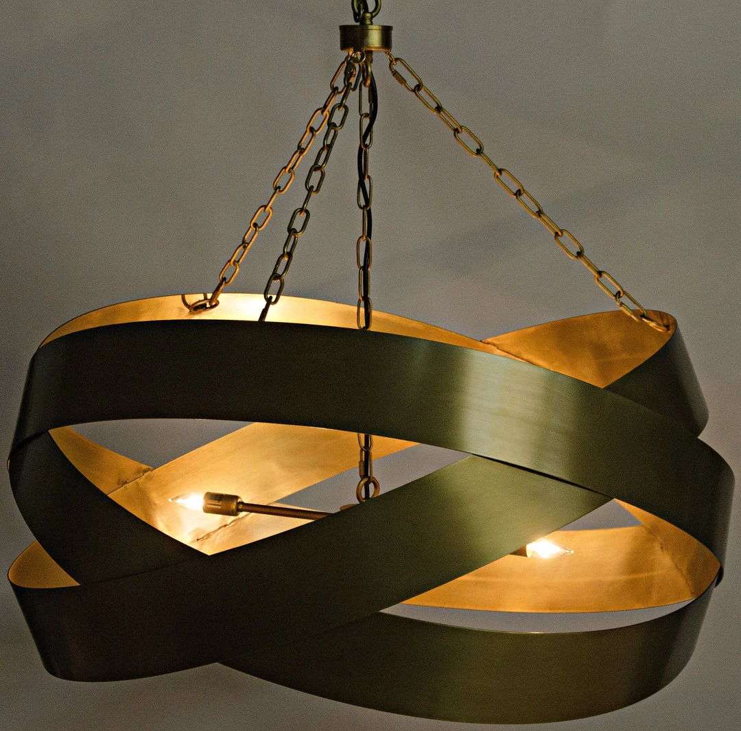 All Lighting Noir QS Orion Pendent, Antique Brass 4 All Lighting Noir QS Orion Pendent, Antique Brass