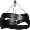 Noir Qs Orion Pendent, Black Metal