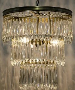 All Lighting Noir Venice Chandelier