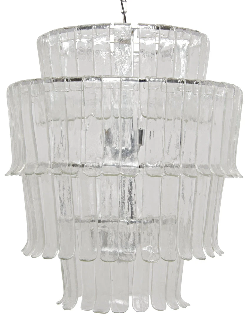 Noir Villa Chandelier, Chrome Finish 3 Noir Villa Chandelier, Chrome Finish