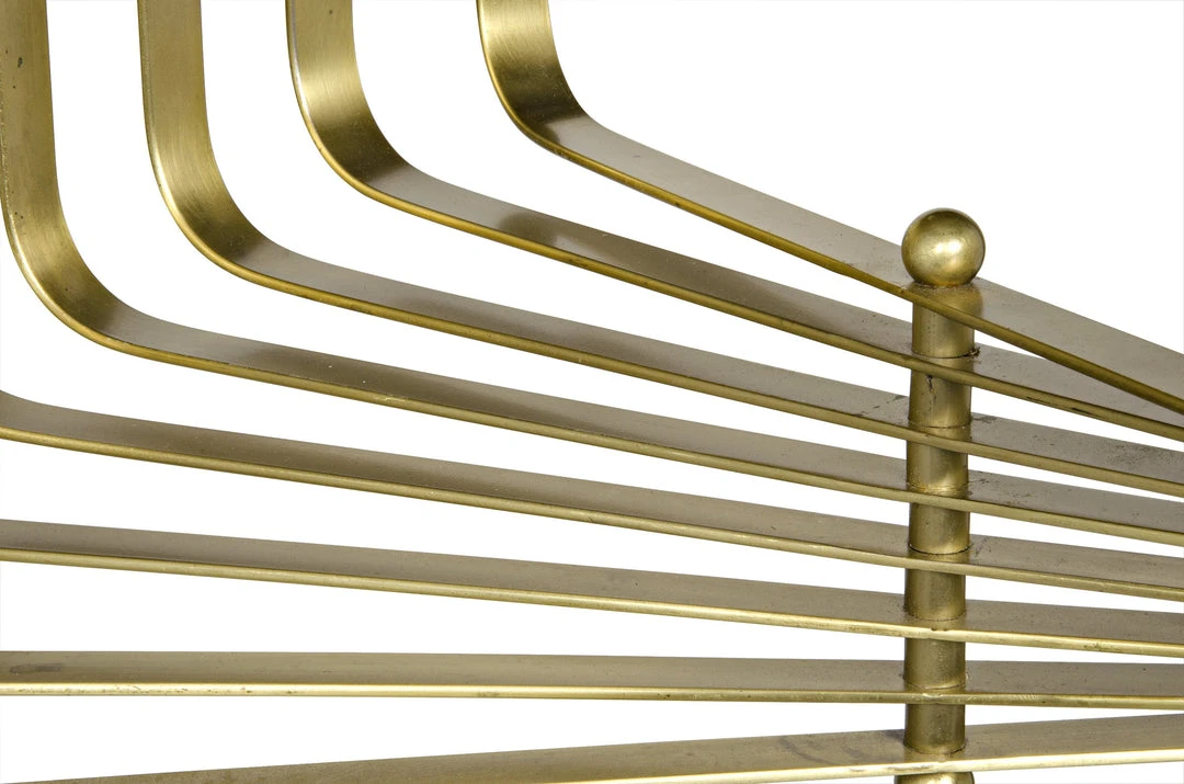 Noir Dimaclema Chandelier, Small, Antique Brass All Lighting 4 Noir Dimaclema Chandelier, Small, Antique Brass All Lighting