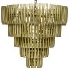 Noir Lord Chandelier, Antique Brass All Lighting