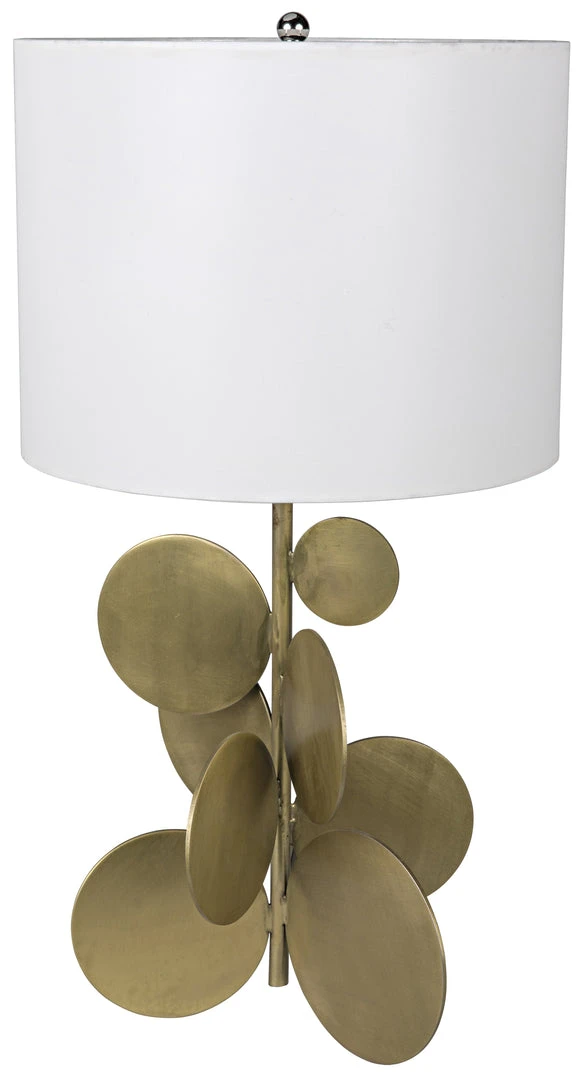 Table Lamps Noir Vadim Table Lamp, Antique Brass 3 Table Lamps Noir Vadim Table Lamp, Antique Brass
