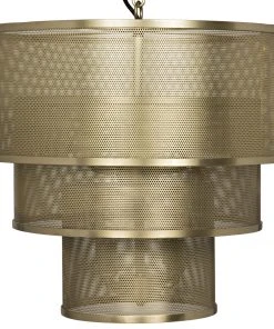 Noir Arena Pendant, Antique Brass All Lighting