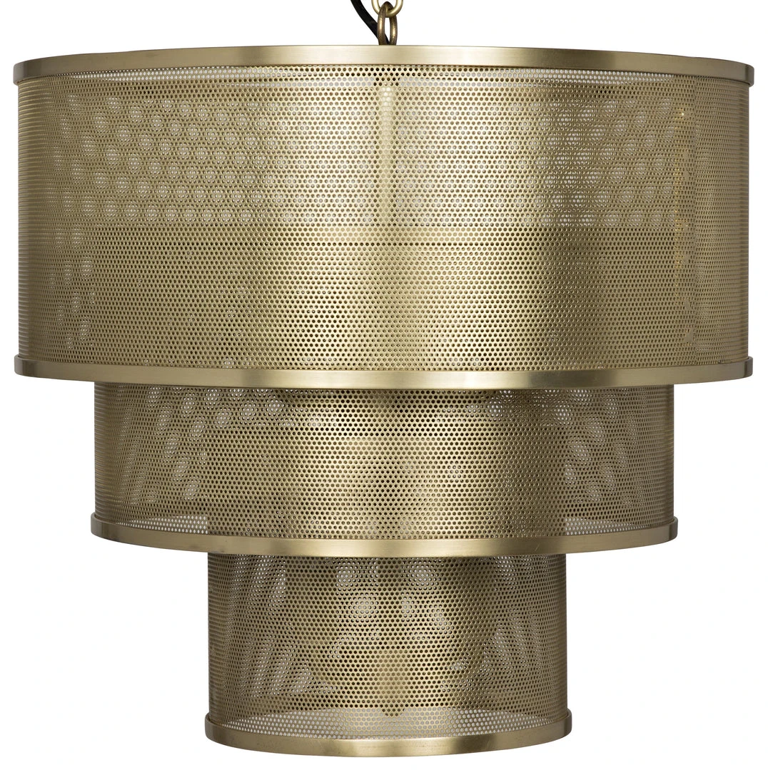Noir Arena Pendant, Antique Brass All Lighting 3 Noir Arena Pendant, Antique Brass All Lighting