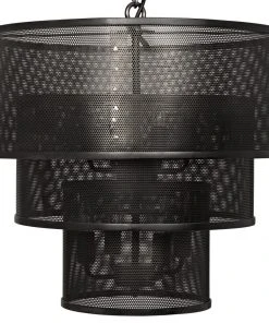 Noir Arena Pendant, Black Metal