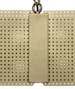 All Lighting Noir Apollo Lantern, Antique Brass