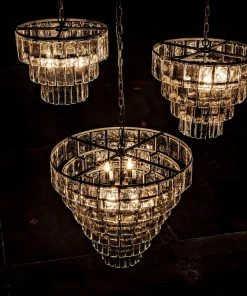 Noir Carnegie Chandelier, Black Metal, Large All Lighting 10 Noir Carnegie Chandelier, Black Metal, Large All Lighting