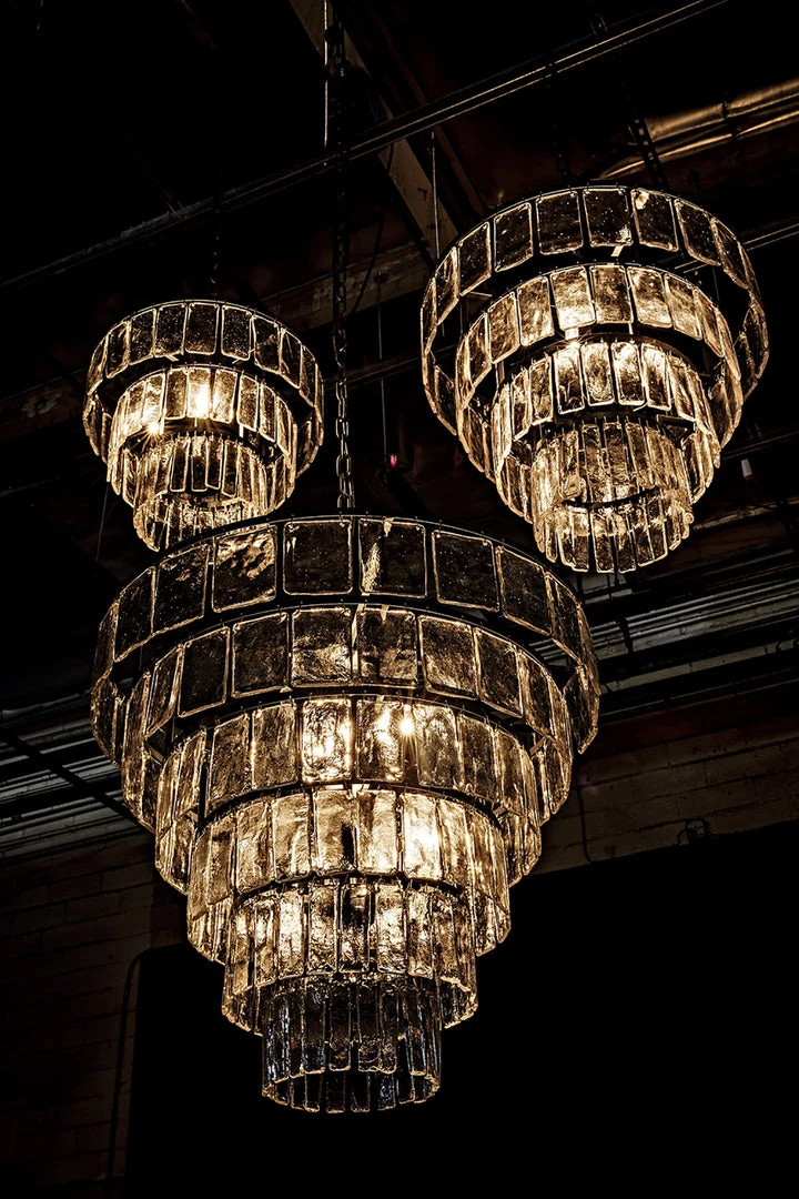 Noir Carnegie Chandelier, Black Metal, Large All Lighting 7 Noir Carnegie Chandelier, Black Metal, Large All Lighting