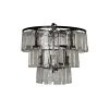 Noir Carnegie Chandelier, Black Metal, Small 1 Noir Carnegie Chandelier, Black Metal, Small