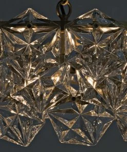 All Lighting Noir Neive Chandelier, Small, Antique Brass