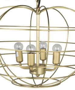 Noir Mo Pendant, Antique Brass All Lighting