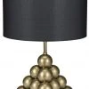 Table Lamps Noir Lea Table Lamp W/ Shade, Antique Brass