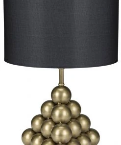 Table Lamps Noir Lea Table Lamp W/ Shade, Antique Brass
